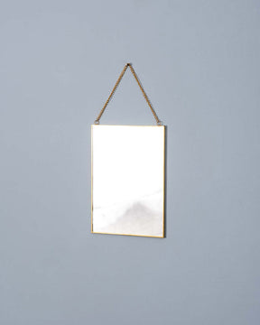 Golden Hanging Mirror - The Decor Kart 