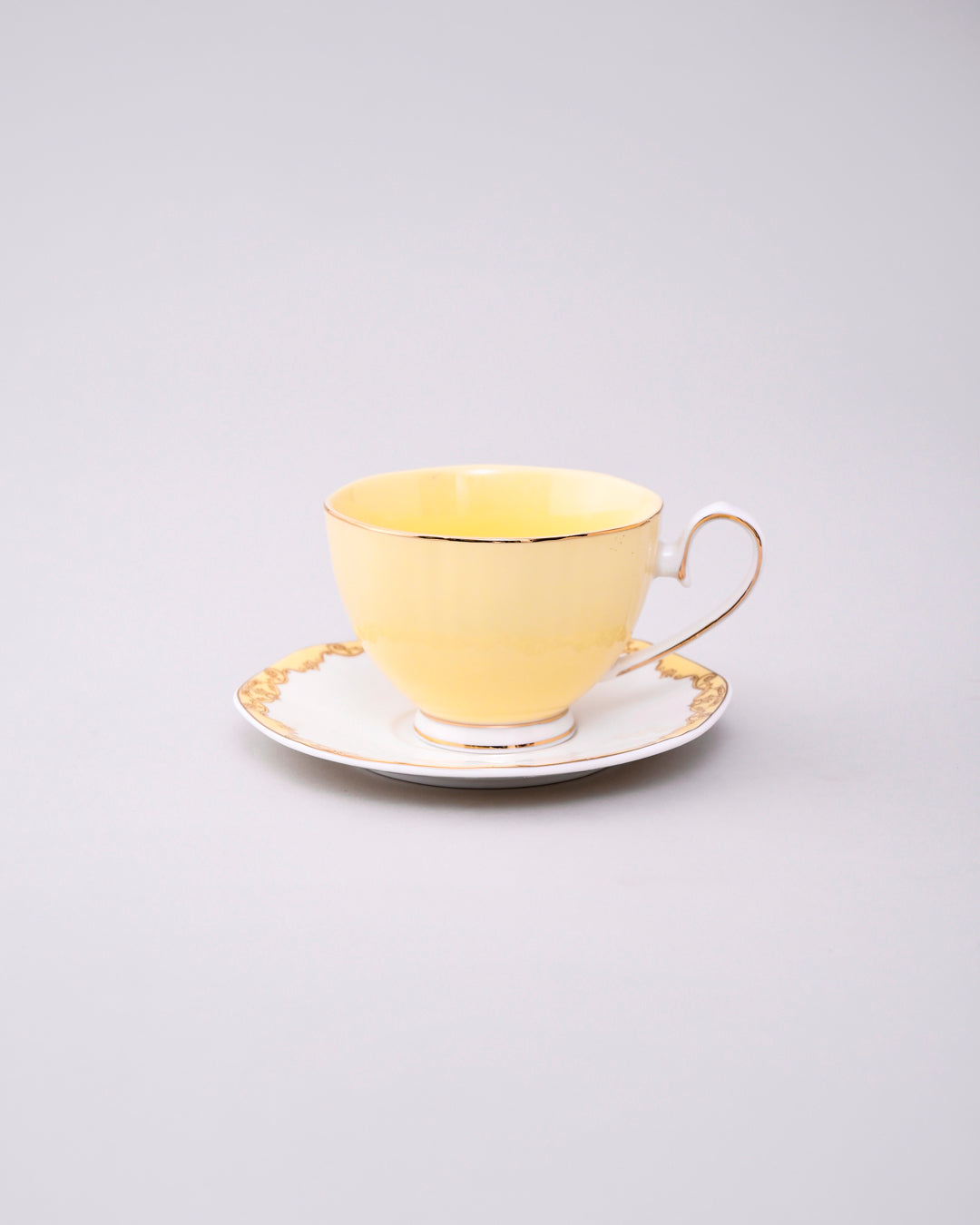 “I Miss You” Collection Tea Cup With Saucer - Set Of 6 