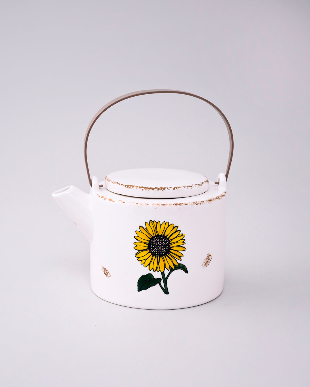 Sunshine Bloom Ceramic Kettle 