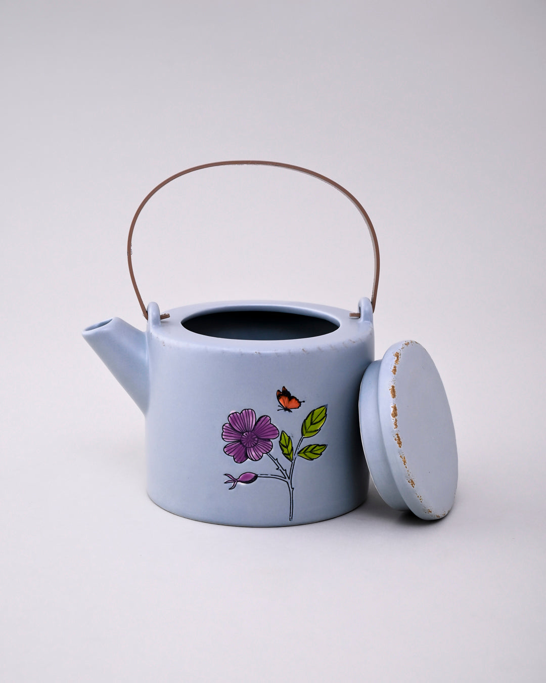 Pastel Bloom Ceramic Kettle 