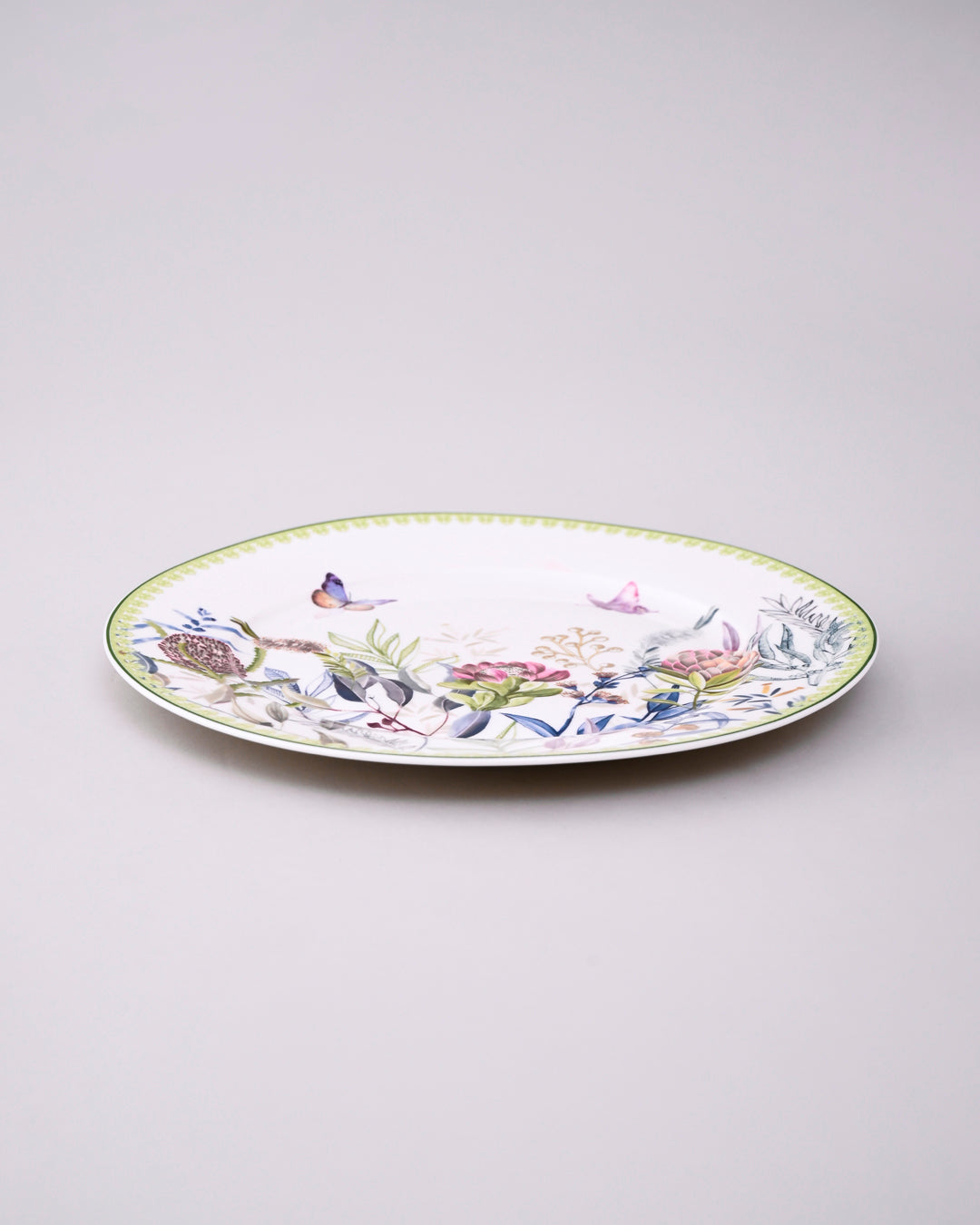 Botanical Garden Cake Plates - Set Of 8 