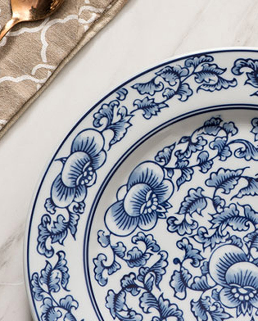 Chinoiserie Dinner Plate - The Decor Kart 