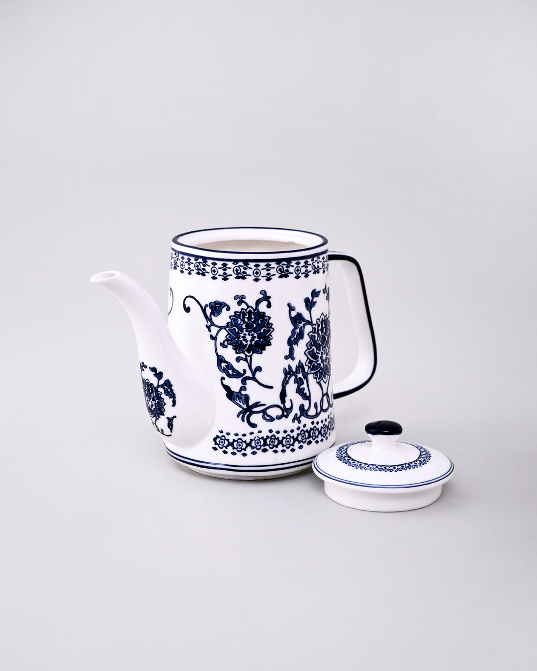 Blue Blossom Ceramic Tea Set - 8 Piece 