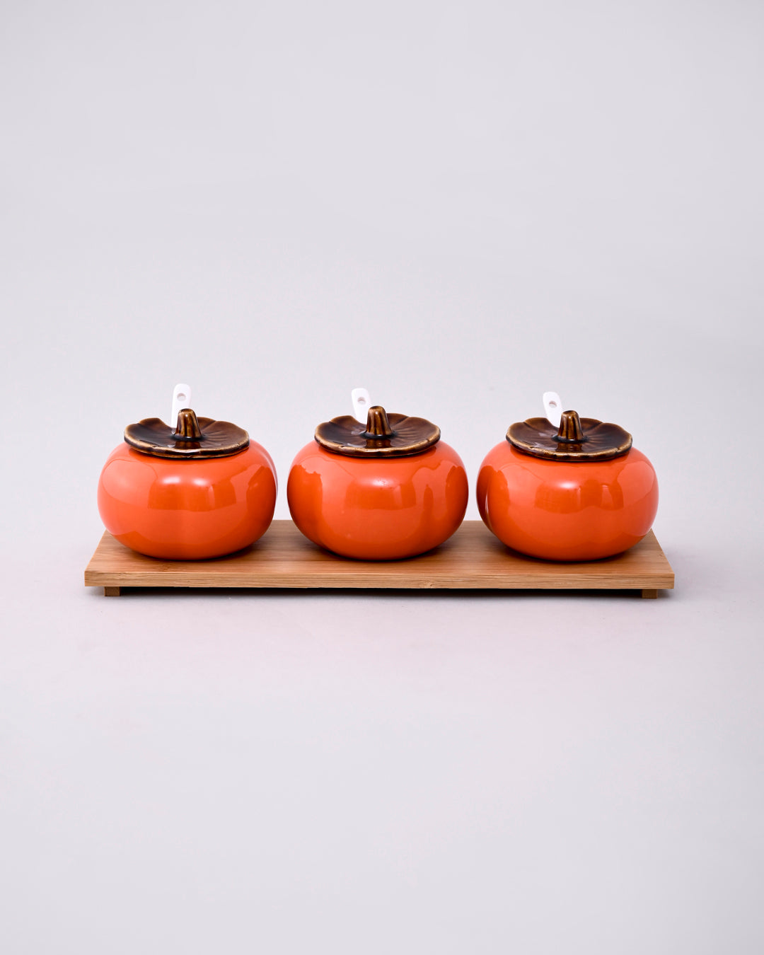 Farmhouse Pumpkin Kitchen Canister - Set Of 3 