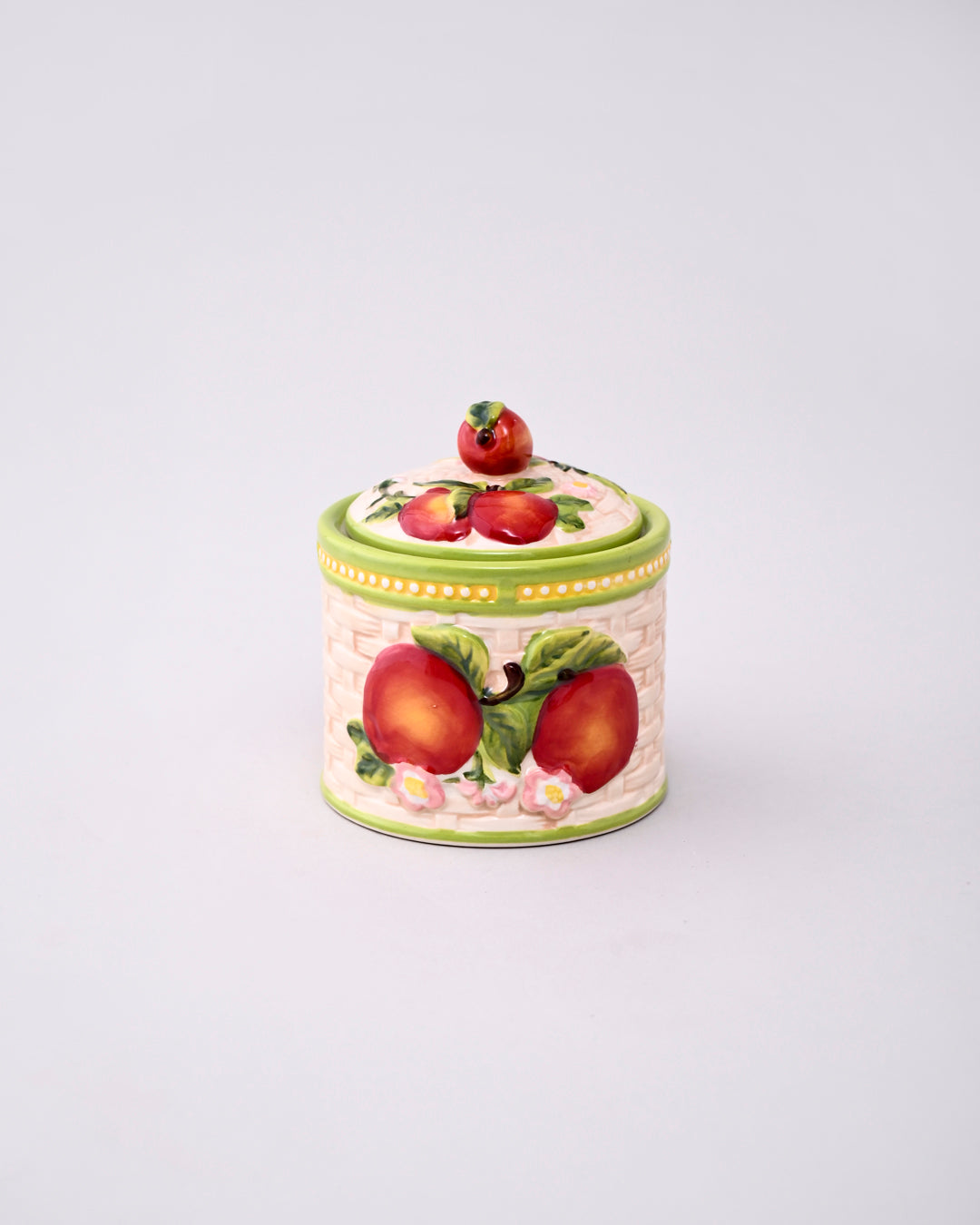 Country Peach Kitchen Storage Canister 