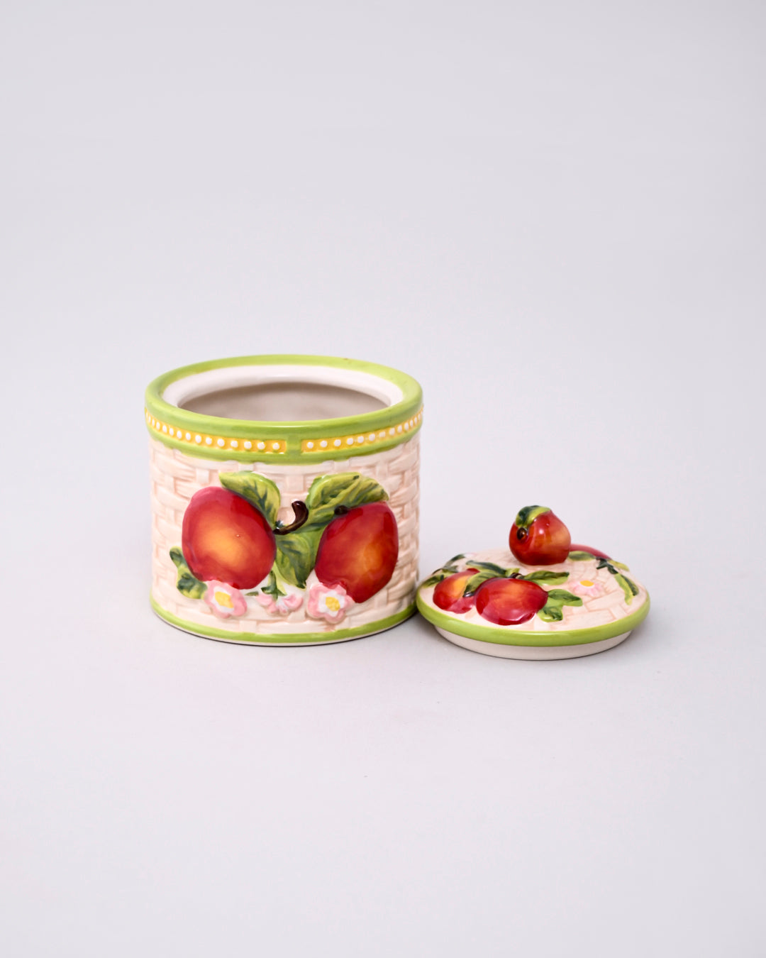 Country Peach Kitchen Storage Canister 