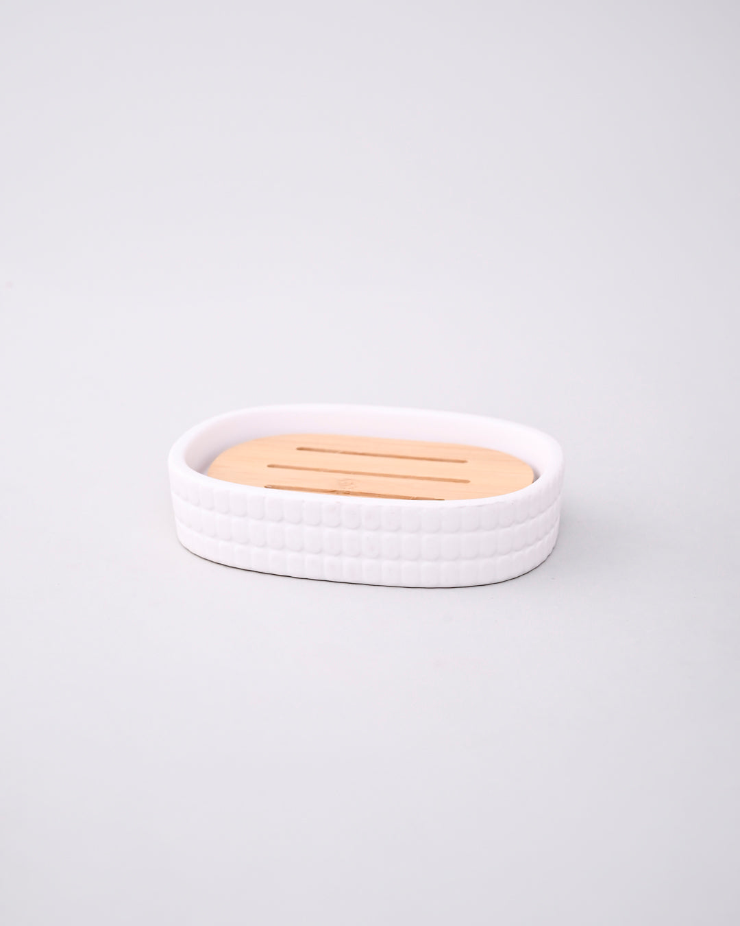 Urban Stone 3 Piece Bathroom Set - White 