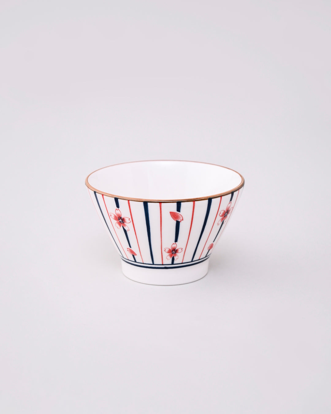 Vintage Floral Pattern Ceramic Bowl - Set Of 4 