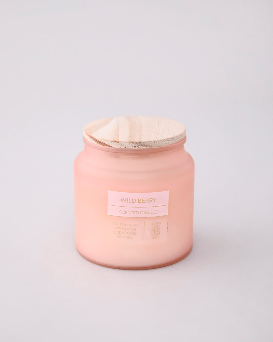 Wild Berry Aroma Candle - PInk 