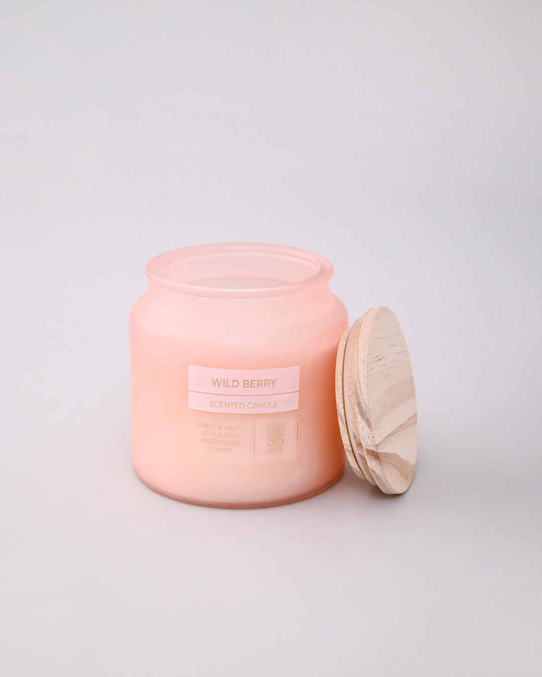 Wild Berry Aroma Candle - PInk 