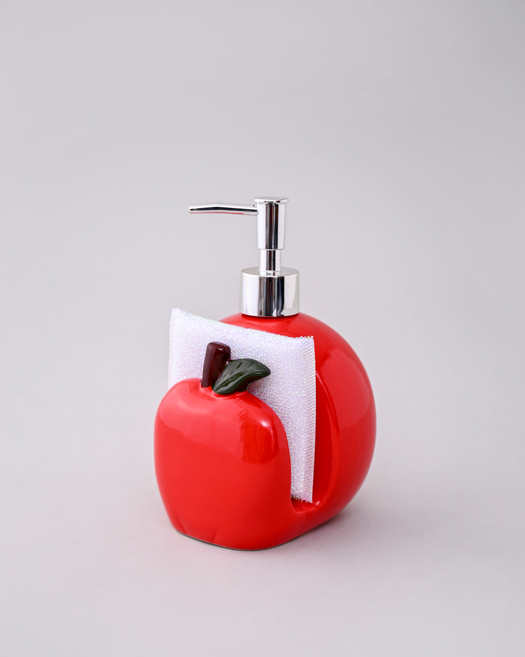 Apple Sope Dispoance With Scrub Holder 