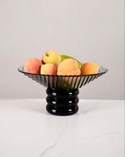 Mariel Footed Bowl - Black