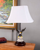 'Wings Of Freedom' Eagle Figurine Table Lamp 