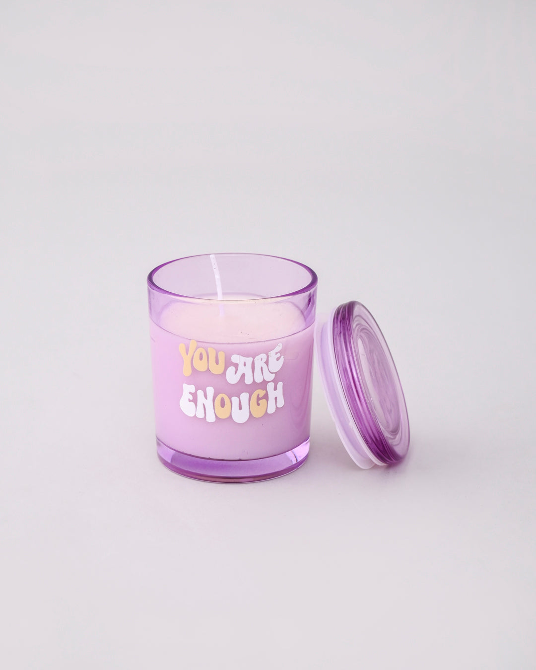 You Are Enough Aroma Candle - Purple 