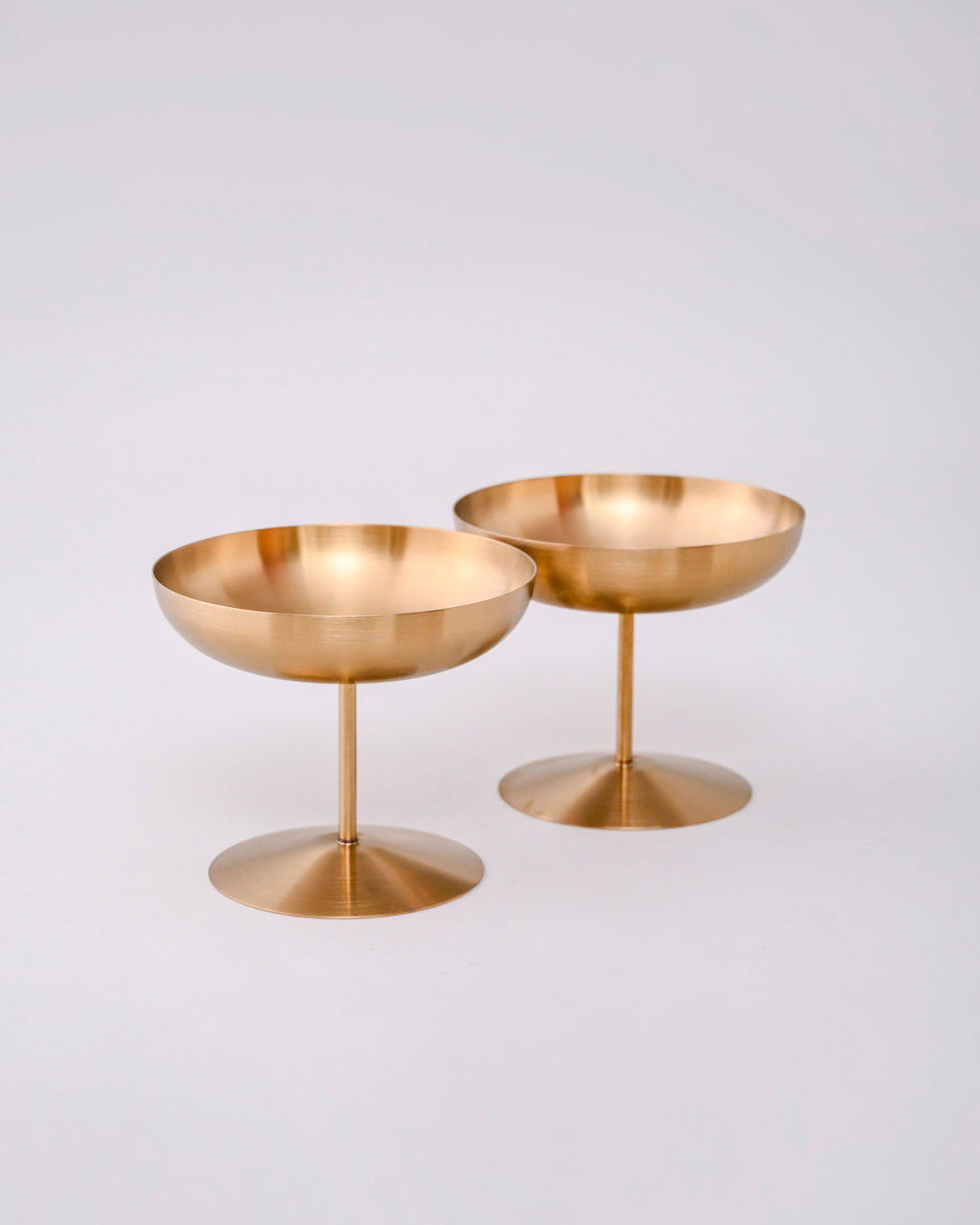 Float Pedestal Dessert Bowl - Gold 