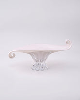 Ivory Swirl Elegance Centerpiece Decorative Bowl 
