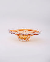 Amber Glaze Radiance Centerpiece Decorative Bowl 
