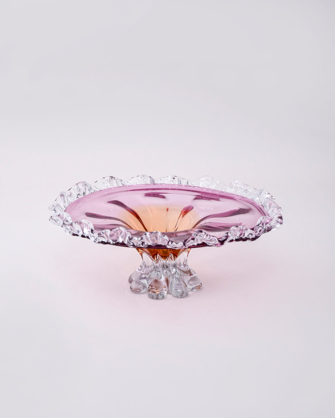 Amethyst Bloom Centerpiece Decorative Bowl 