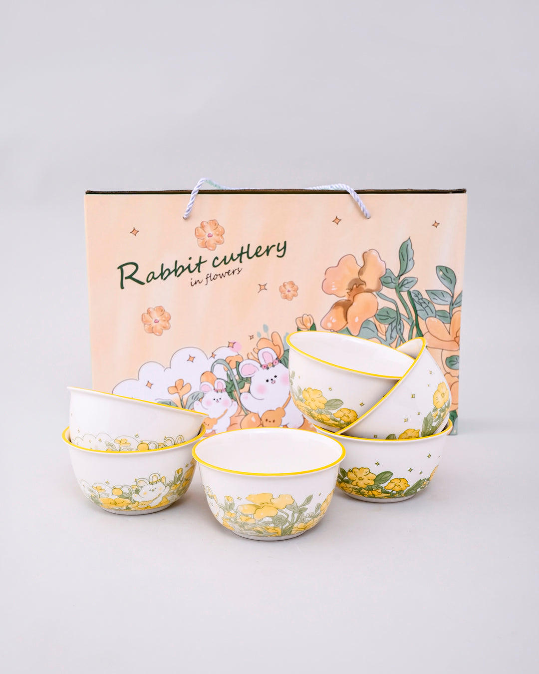 Spring Meadow Katori - Set Of 6 
