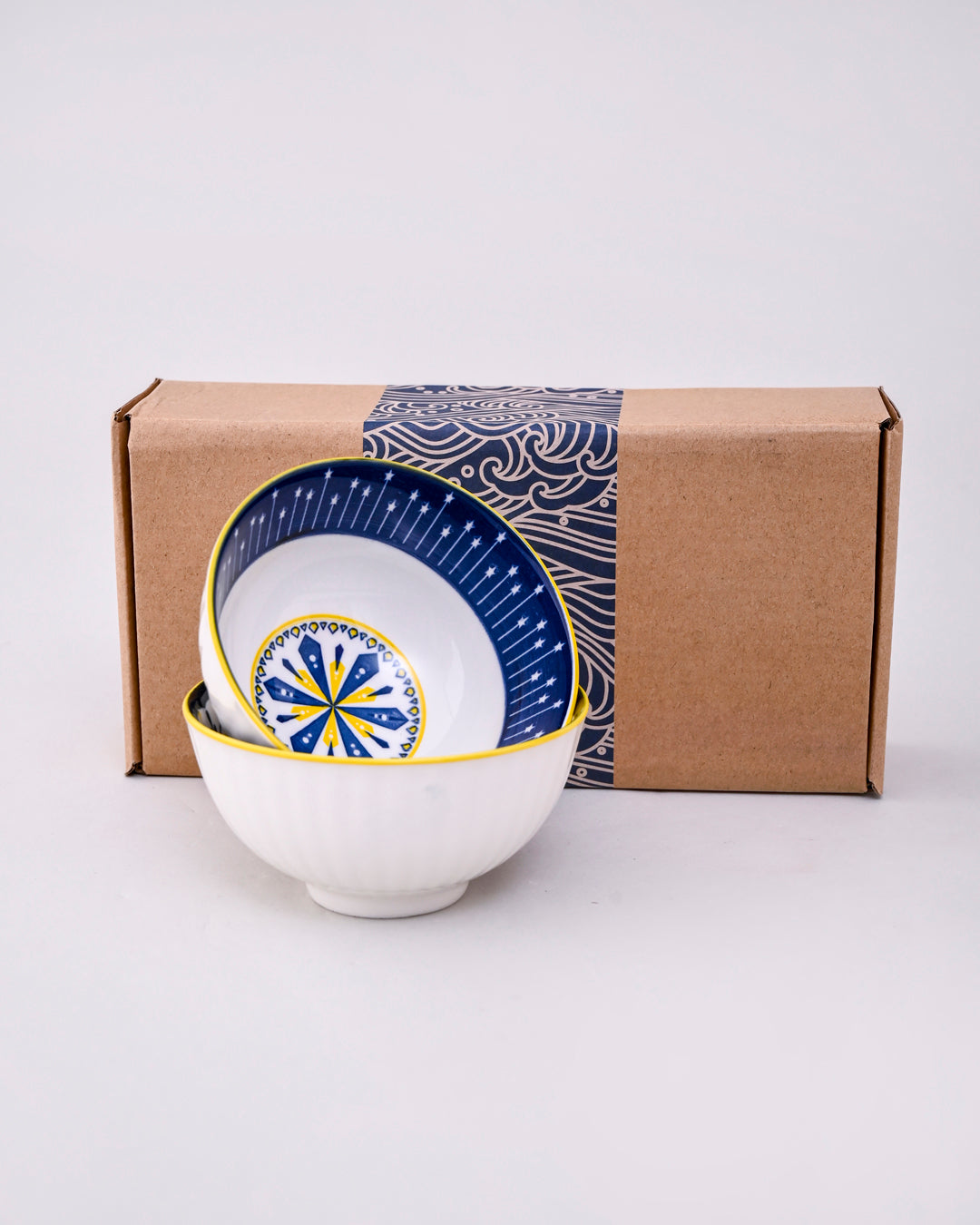 Classic Mandala Art Bowl - Set Of 2 