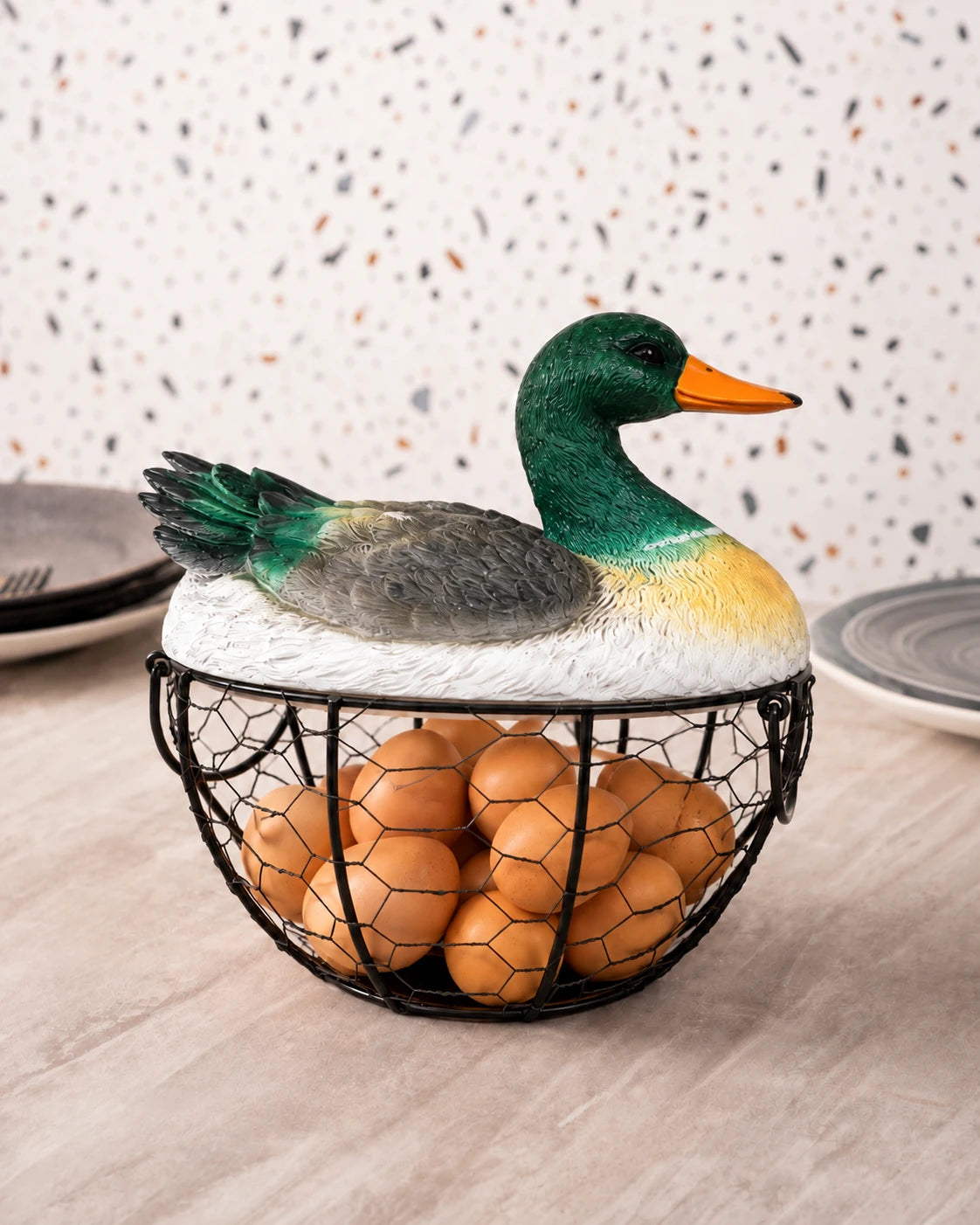 Mallard Duck Egg Basket