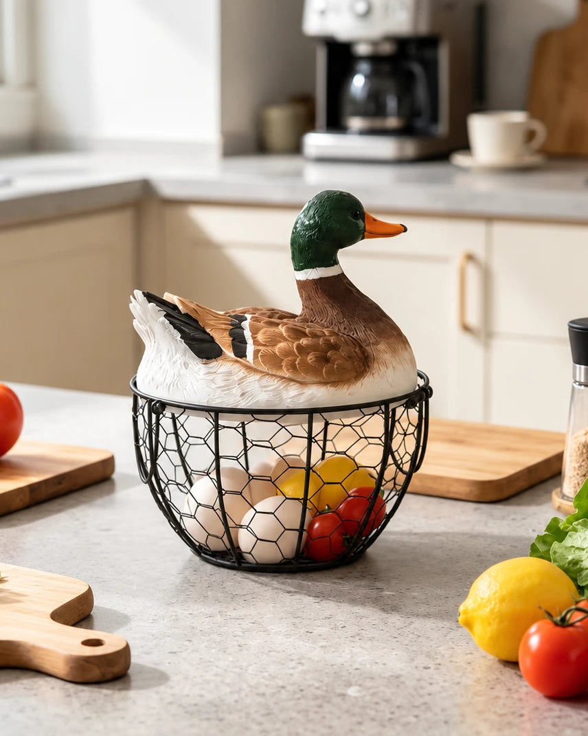 Mallard Duck Egg Basket