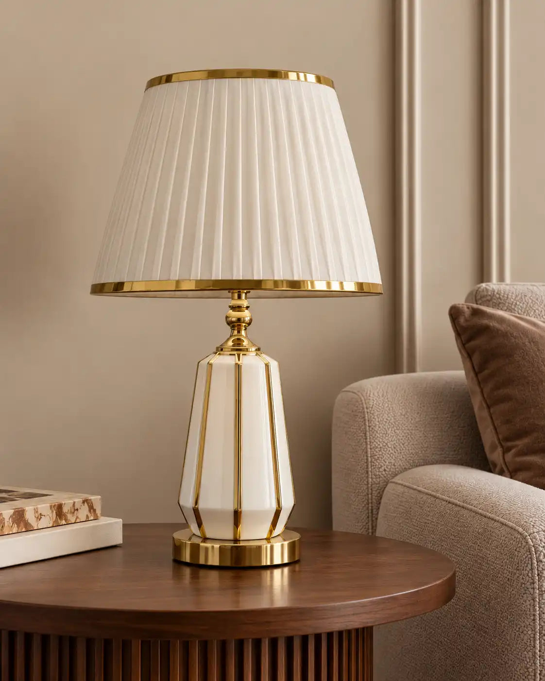 Elara Goldline Table Lamp