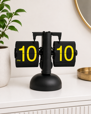 Balance Stand Flip Clock - Black