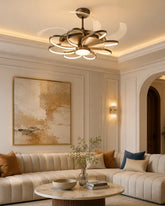 The Elysian Bloom Fan Chandelier 