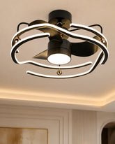 Modern Orbit LED Ceiling Fan (with Remote Control) 