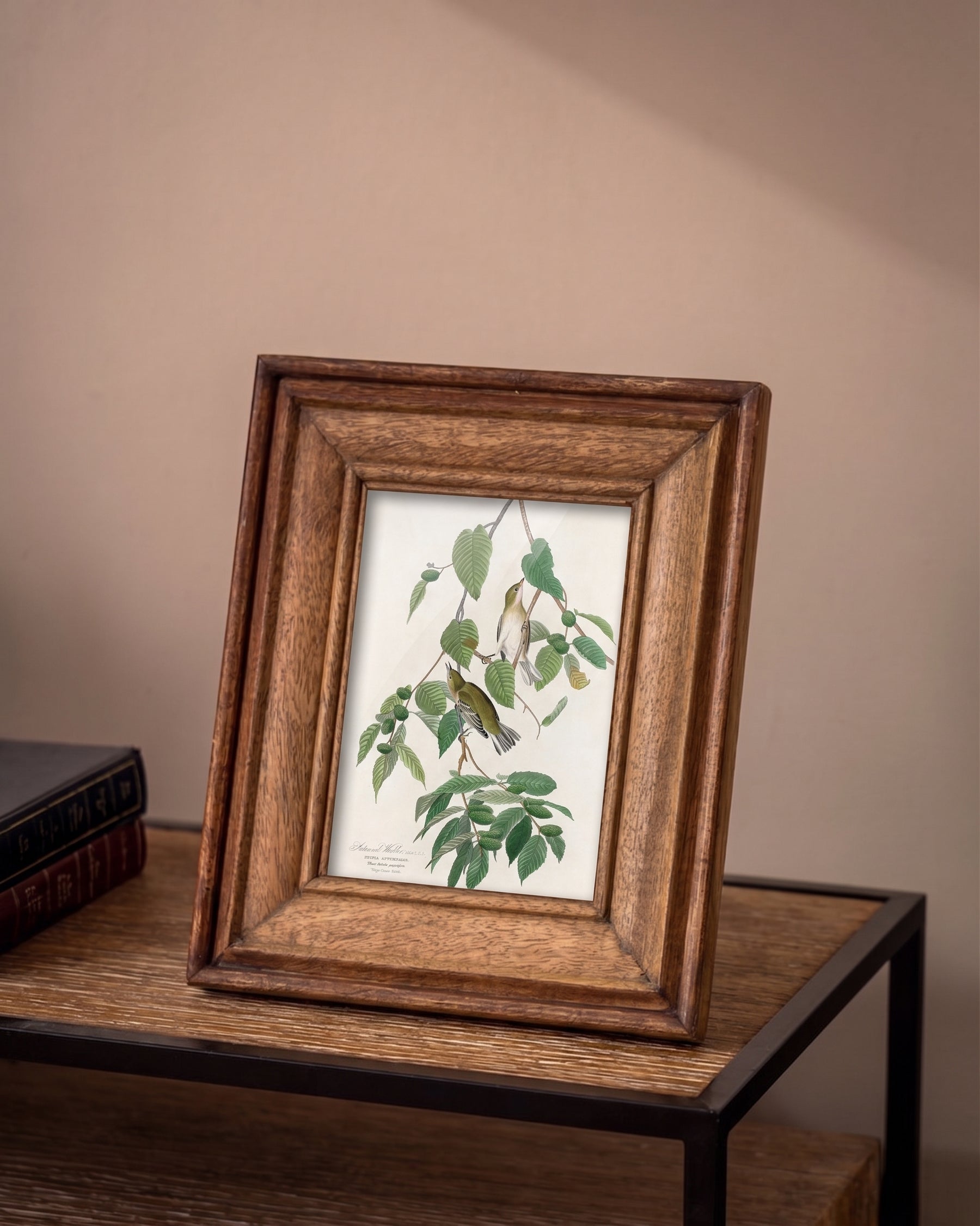 Rustic Walnut Border Photo Frame 