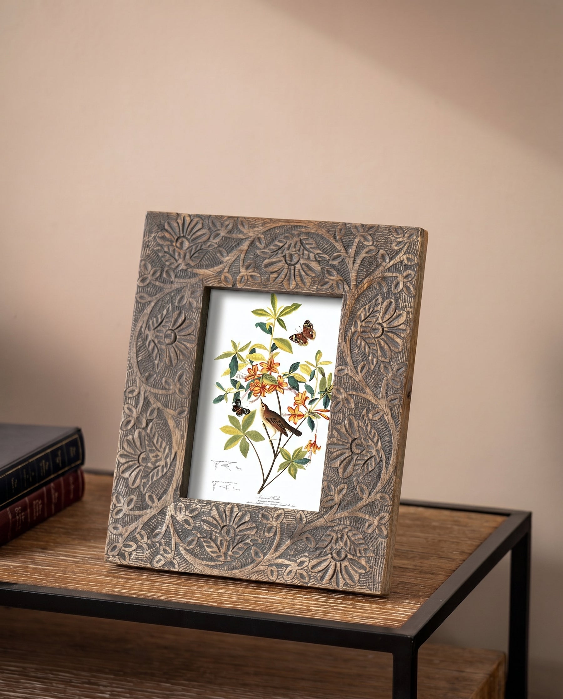 Meadow Bloom Carved Photo Frame 
