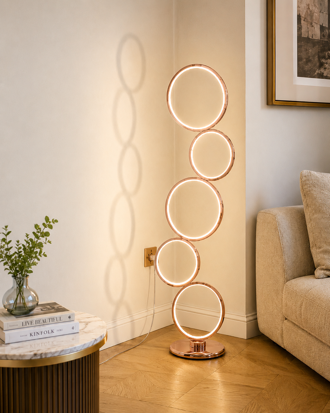 Halo Cascade LED Floor Lamp 