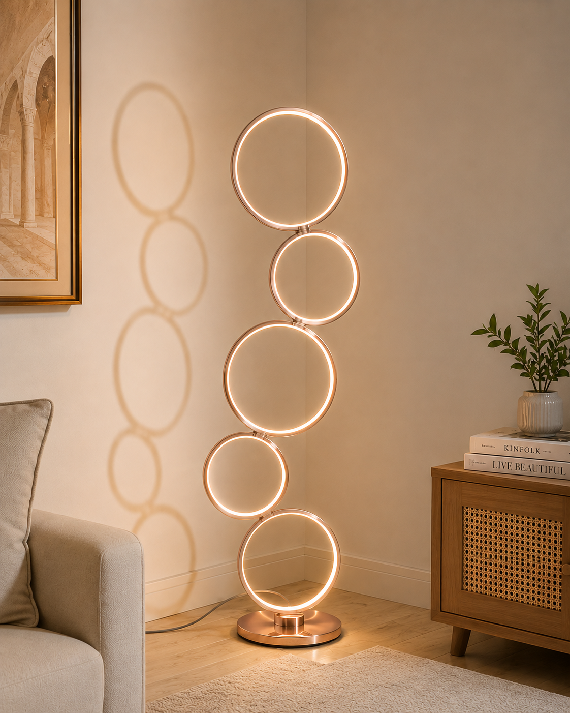 Halo Cascade LED Floor Lamp 