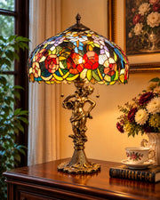 Nouveau Muse Tiffany Table Lamp