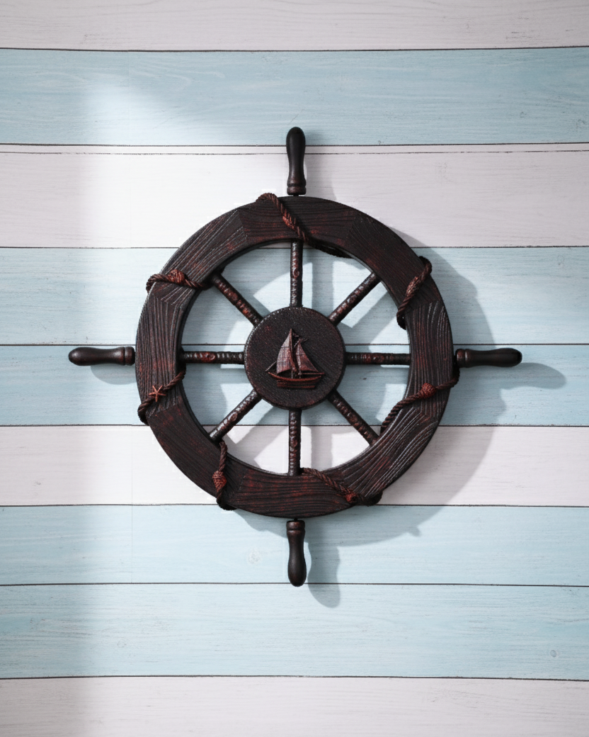 Captain's Wheel Wall Accent 