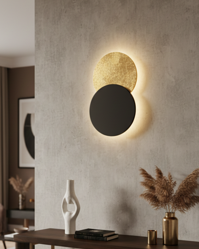 Modern Halo LED Wall Light 
