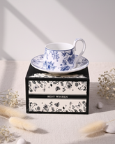 Classic Indigo Blossom Tea Cup With Saucer 