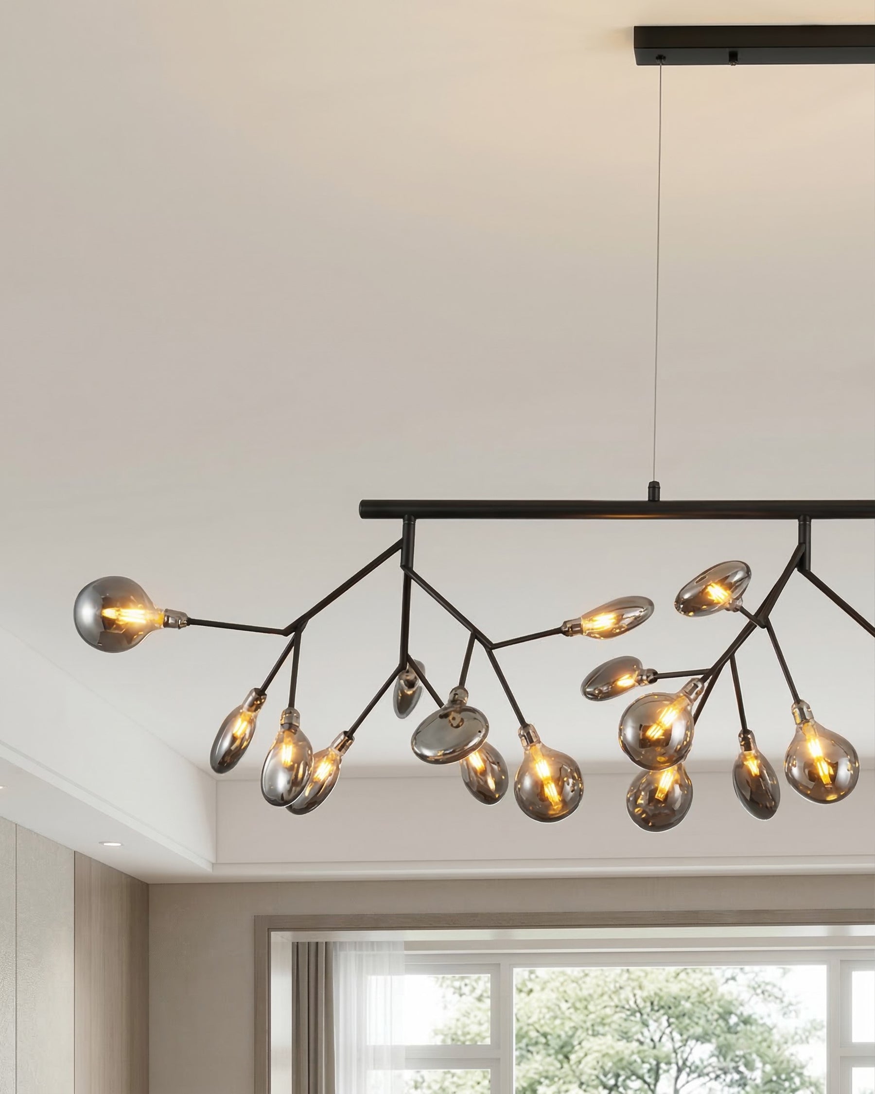 Branch Style Linear Chandelier 
