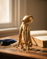 Golden Octopus Candle Stand 