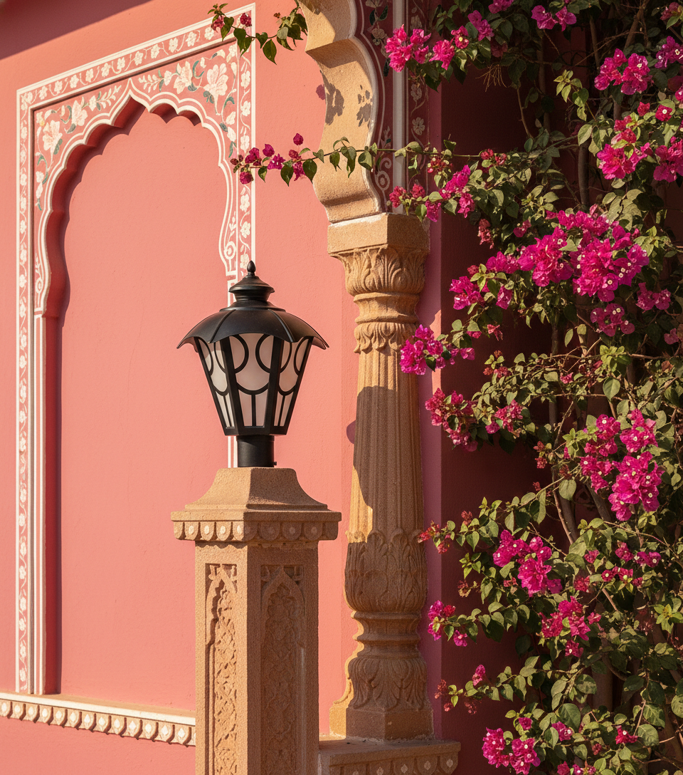 Classic Curves Ourdoor Gate Light 