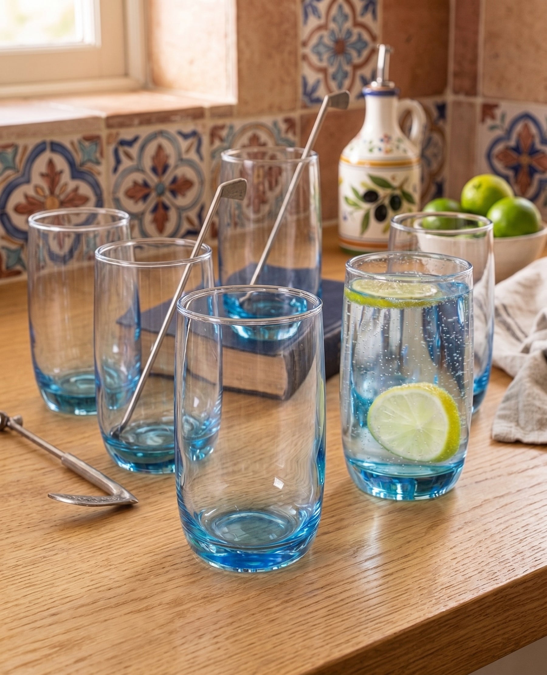 Aquamarine Highball Glass - Set of 4 