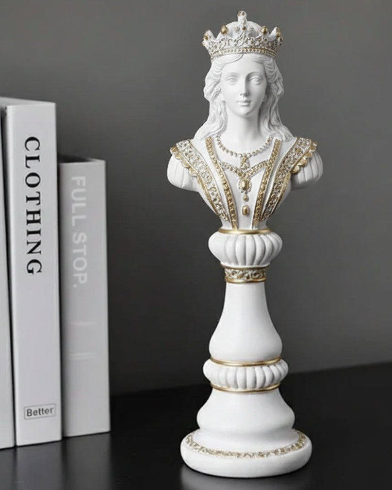 Queen Oversized Chess Piece - White 