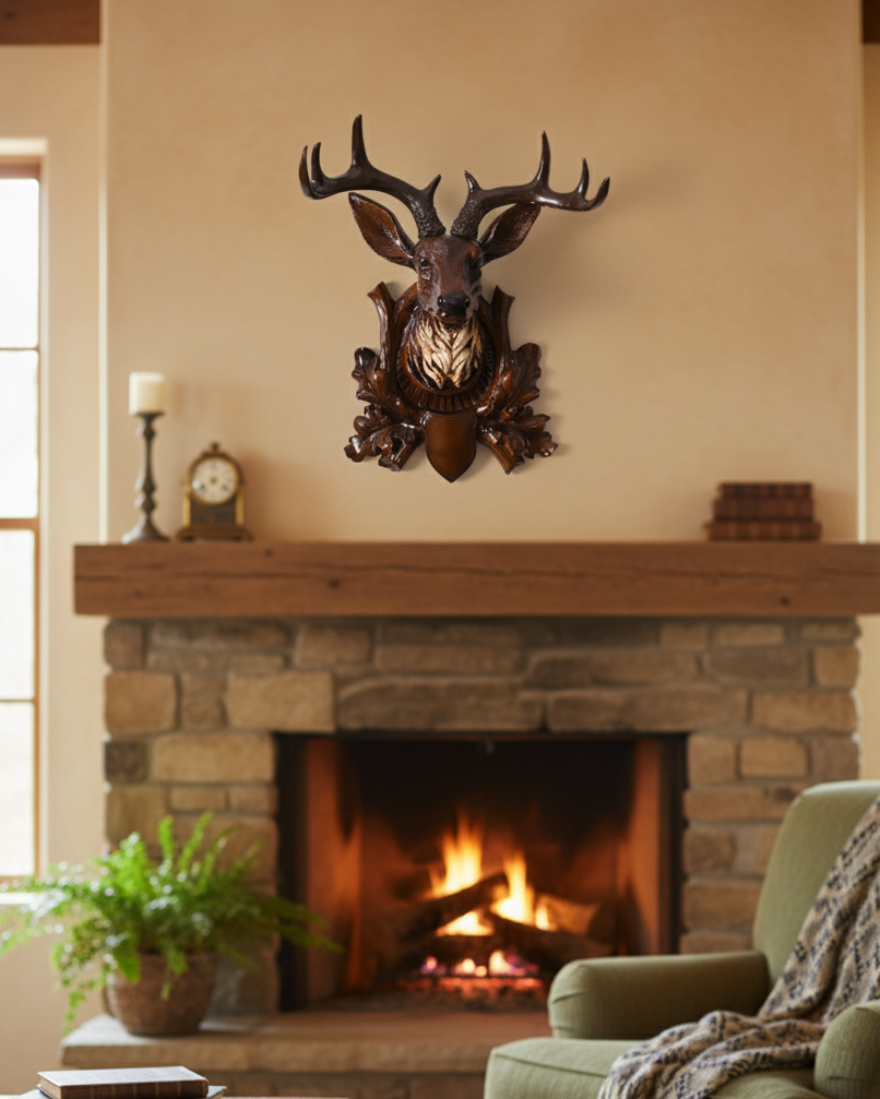 Vintage Stag Wall Accent 