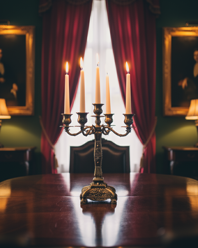 Vintage Royale 5-Arm Candelabra - 44 CM 