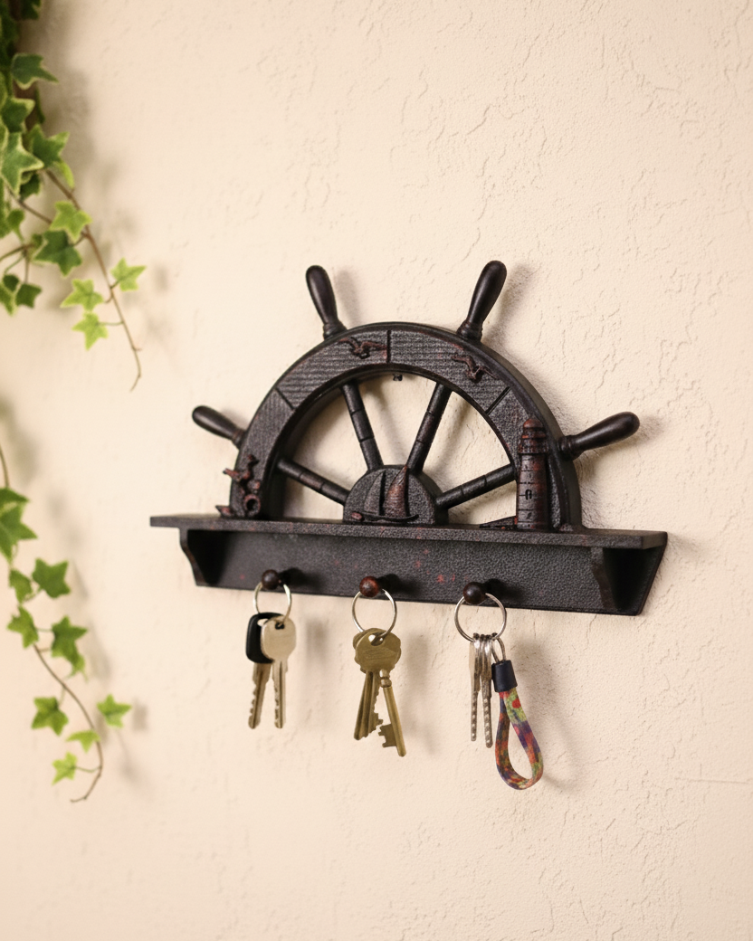 Captain's Wheel Key Holder 