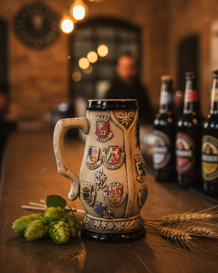 German Heritage Vintage Stein Beer Mug 