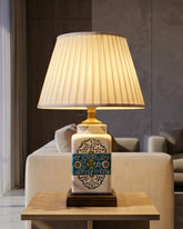 Azure Mosaic Ceramic Table Lamp 