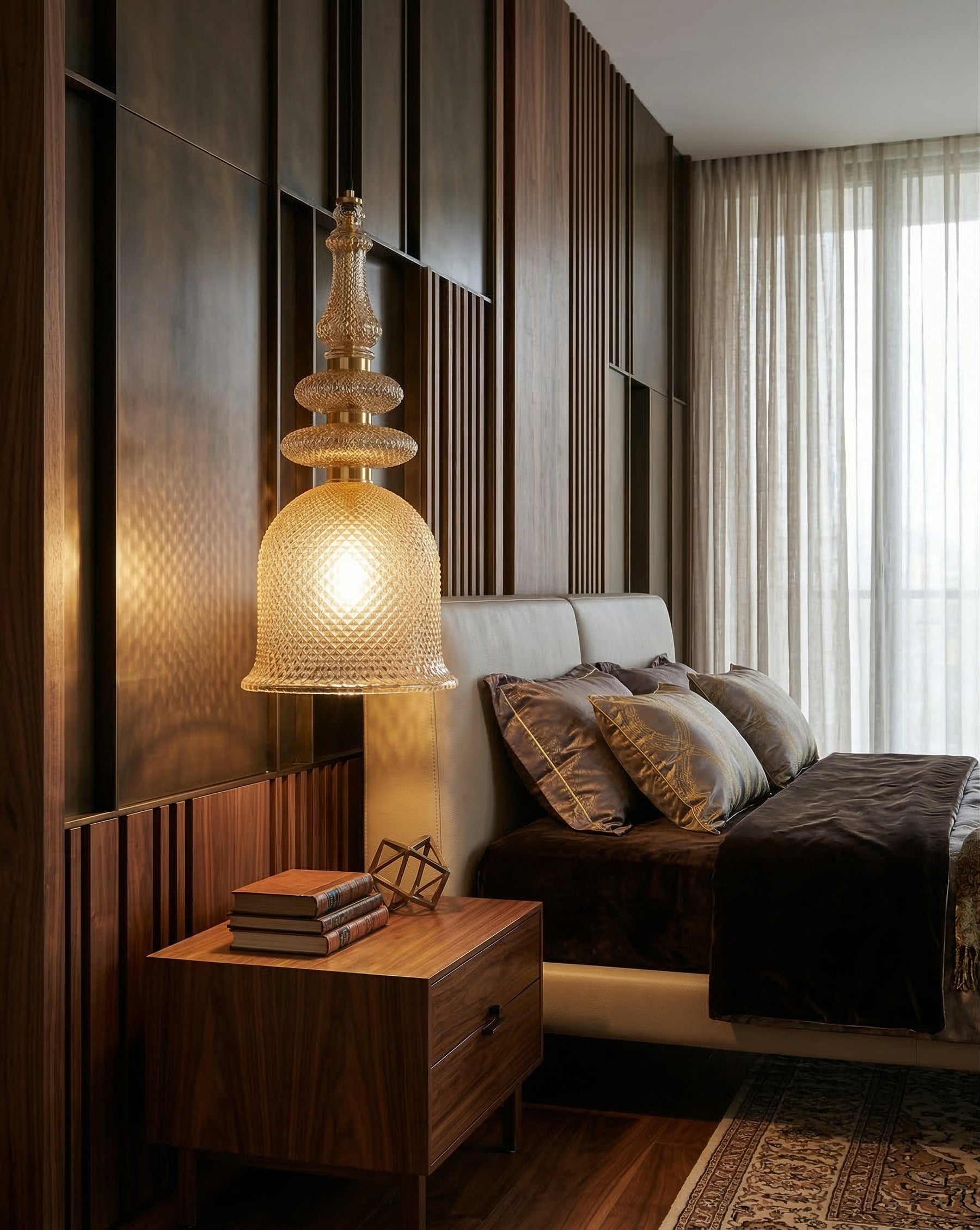 Crestoria Jewel Pendant Light - Amber 