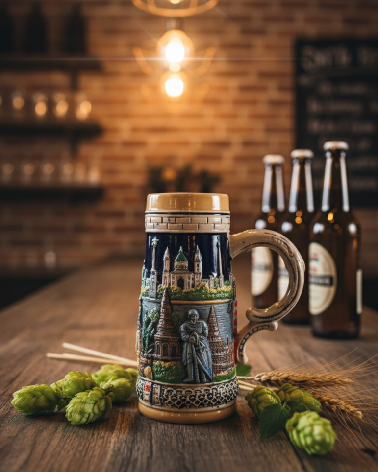 Budapest Hungary Vintage Stein Beer Mug 